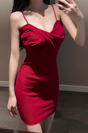 Îmbrăcăminte damă - Rochie chic si eleganta XPX-Q388rosu