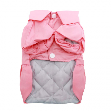 Haine - Rochita de iarna cu funda MDL-2416roz