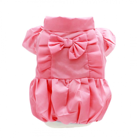 Haine - Rochita de iarna cu funda MDL-2416roz