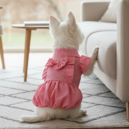 Haine - Rochita de iarna cu funda MDL-2416roz