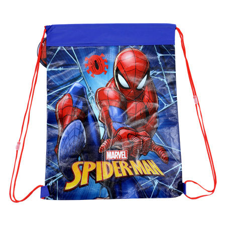 Ghiozdane - Rucsac de umar cu snur ' Spider-Man ' 42 x 30 x 1 cm 11055-1659