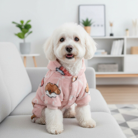 Haine - Salopeta cocolino cu gluga MDL-19D