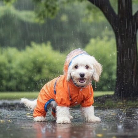 Haine - Salopeta de ploaie cu banda reflectorizanta MDL-17B