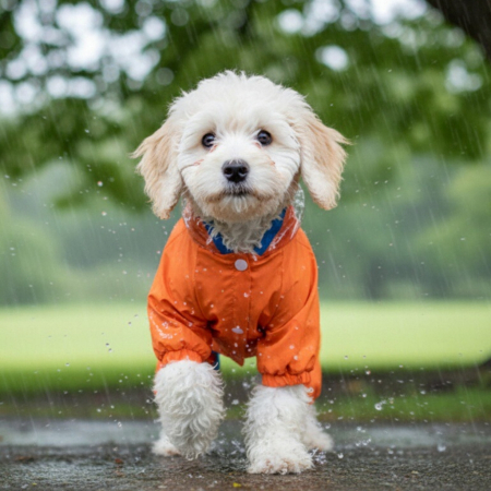 Haine - Salopeta de ploaie cu banda reflectorizanta MDL-17B