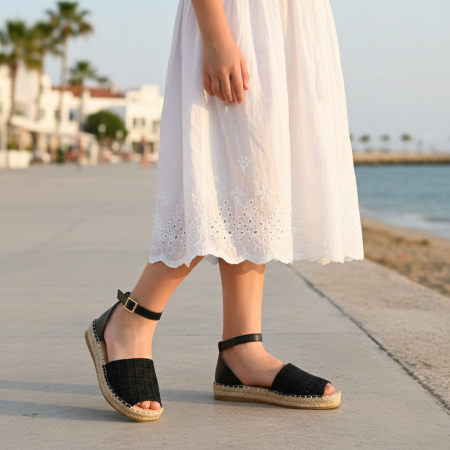 Sandale - Sandale A22-163negru