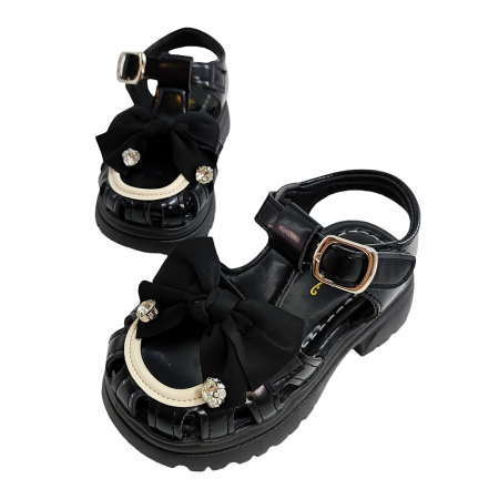 Sandale cu aplicatii decorative XA-2523negru [10]