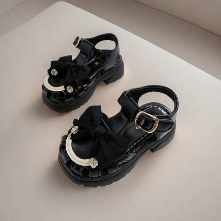 Sandale cu aplicatii decorative XA-2523negru [7]