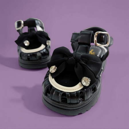 Sandale - Sandale cu aplicatii decorative XA-2523negru