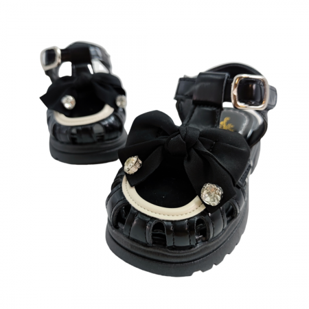 Sandale cu aplicatii decorative XA-2523negru [6]