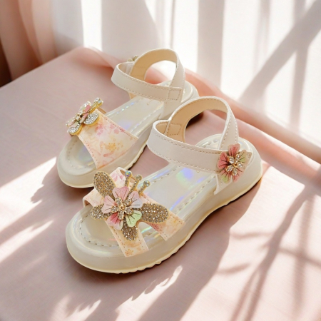 Sandale - Sandale cu aplicatii decorative XA-2524bej