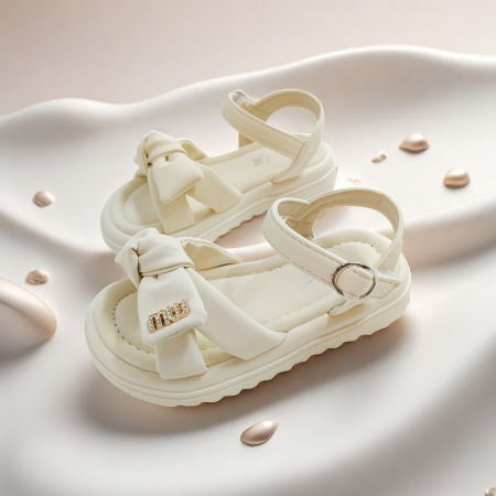 Sandale - Sandale cu aplicatii decorative XA-2525alb