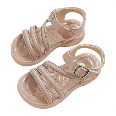 Sandale - Sandale cu aplicatii decorative XA-2527roz