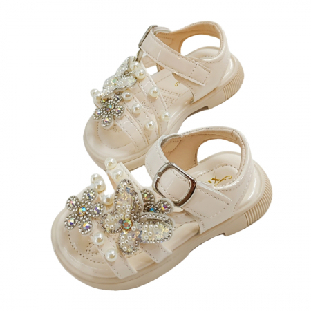 Sandale - Sandale cu aplicatii decorative XA-2530bej