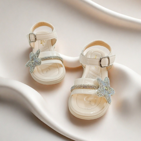 Sandale - Sandale cu aplicatii decorative XA-2529bej
