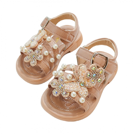 Sandale - Sandale cu aplicatii decorative XA-2530roz