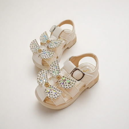 Sandale - Sandale cu aplicatii decorative XA-2532bej