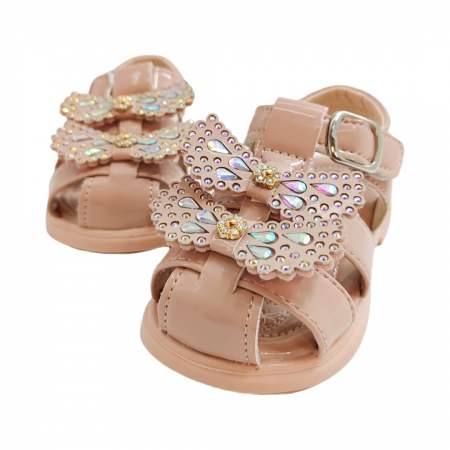 Sandale - Sandale cu aplicatii decorative XA-2532roz