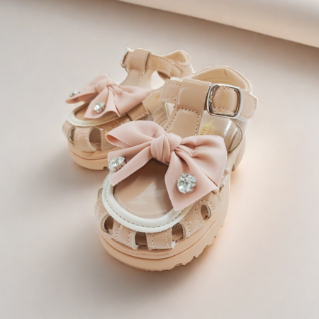 Sandale - Sandale cu aplicatii decorative XA-2523roz