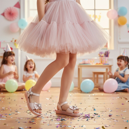 Copii - Sandale cu aplicatii decorative XA-2534roz