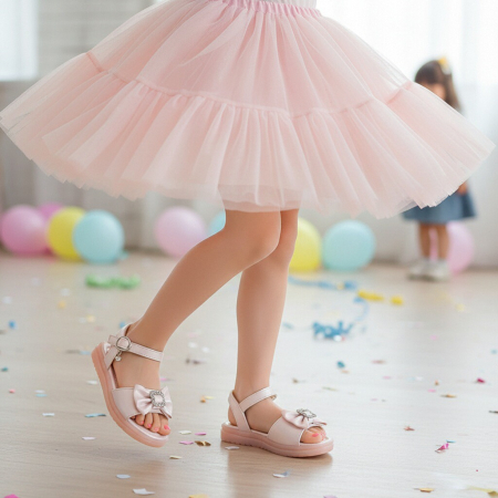 Copii - Sandale cu aplicatii decorative XA-2534roz