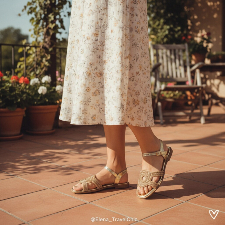 Sandale cu detalii sclipitoare X24-1165auriu [11]