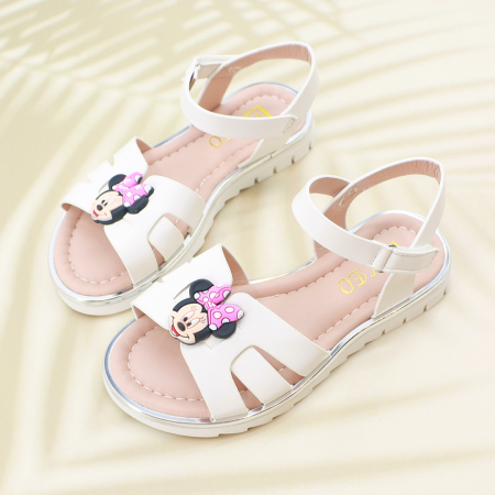 Sandale - Sandale cu Minnie Mouse 309alb