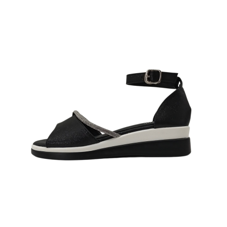 Sandale - Sandale cu platforma A-07negru