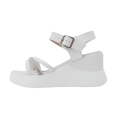 Sandale - Sandale cu platforma A24-1068alb