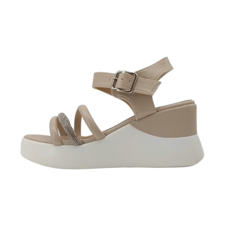 Sandale - Sandale cu platforma A24-1068bej