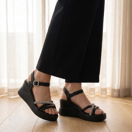 ÎNCĂLȚĂMINTE DAMĂ 49.99 - Sandale cu platforma A24-1069
