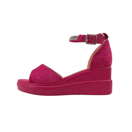 Sandale - Sandale cu platforma A24-1078fucsia