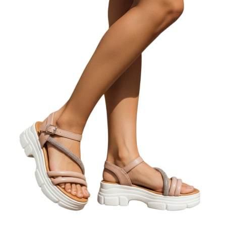 Sandale - Sandale cu platforma A23-550