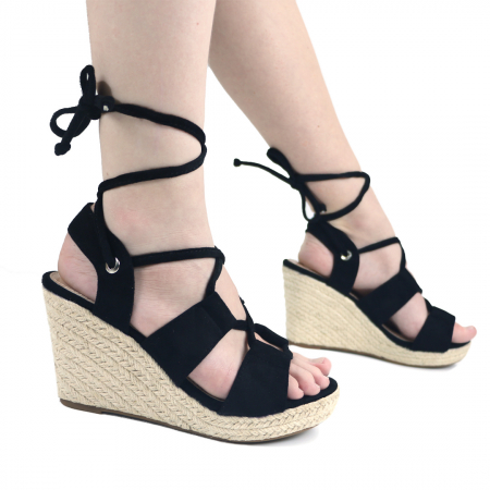 Sandale - Sandale cu platforma LE225-01