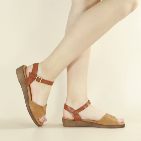 Sandale - Sandale cu platforma LX53maro