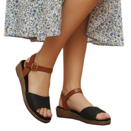 Sandale cu platforma LX53negru [7]