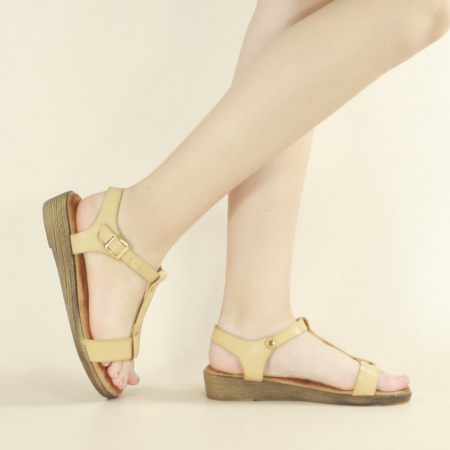 Sandale - Sandale cu platforma LX55bej