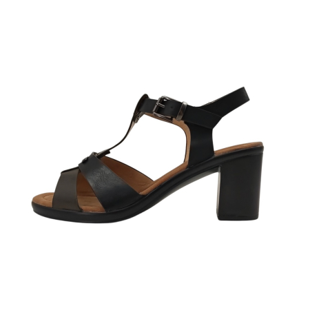 Sandale - Sandale cu toc 9671-5negru