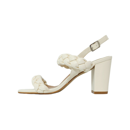 ÎNCĂLȚĂMINTE DAMĂ 29.99 - Sandale cu toc GL03alb