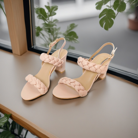 Sandale - Sandale cu toc GL03roz