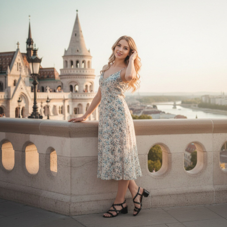 ÎNCĂLȚĂMINTE DAMĂ 39.99 - Sandale cu toc GL47negru