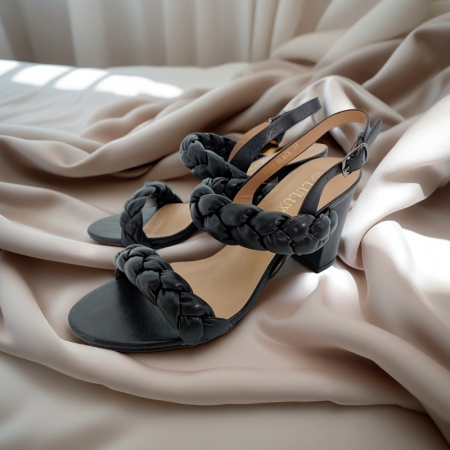 Sandale cu toc GL03negru [6]