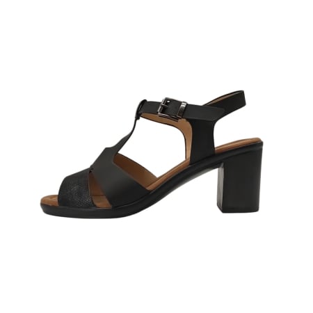 Sandale - Sandale cu toc 9671-3negru