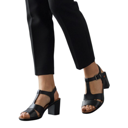 Sandale - Sandale cu toc 9671-3negru