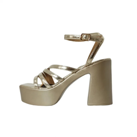 Sandale - Sandale elegante cu platforma si toc gros 1140auriu