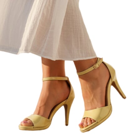 Sandale - Sandale elegante cu toc L-18