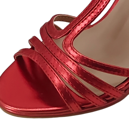 Sandale elegante cu toc 206-9rosu [6]