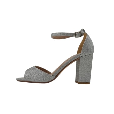 Sandale - Sandale elegante cu toc 920-76argintiu