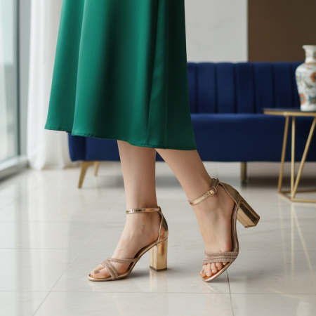 Sandale - Sandale elegante cu toc 920-79A-2
