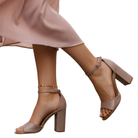 Sandale - Sandale elegante cu toc 2315Asampanie