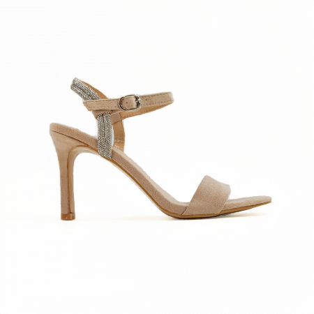ÎNCĂLȚĂMINTE DAMĂ 39.99 - Sandale elegante cu toc F-18bej